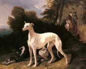 A Greyhound In An Extensive Landscape - 阿尔弗雷德·德·德勒